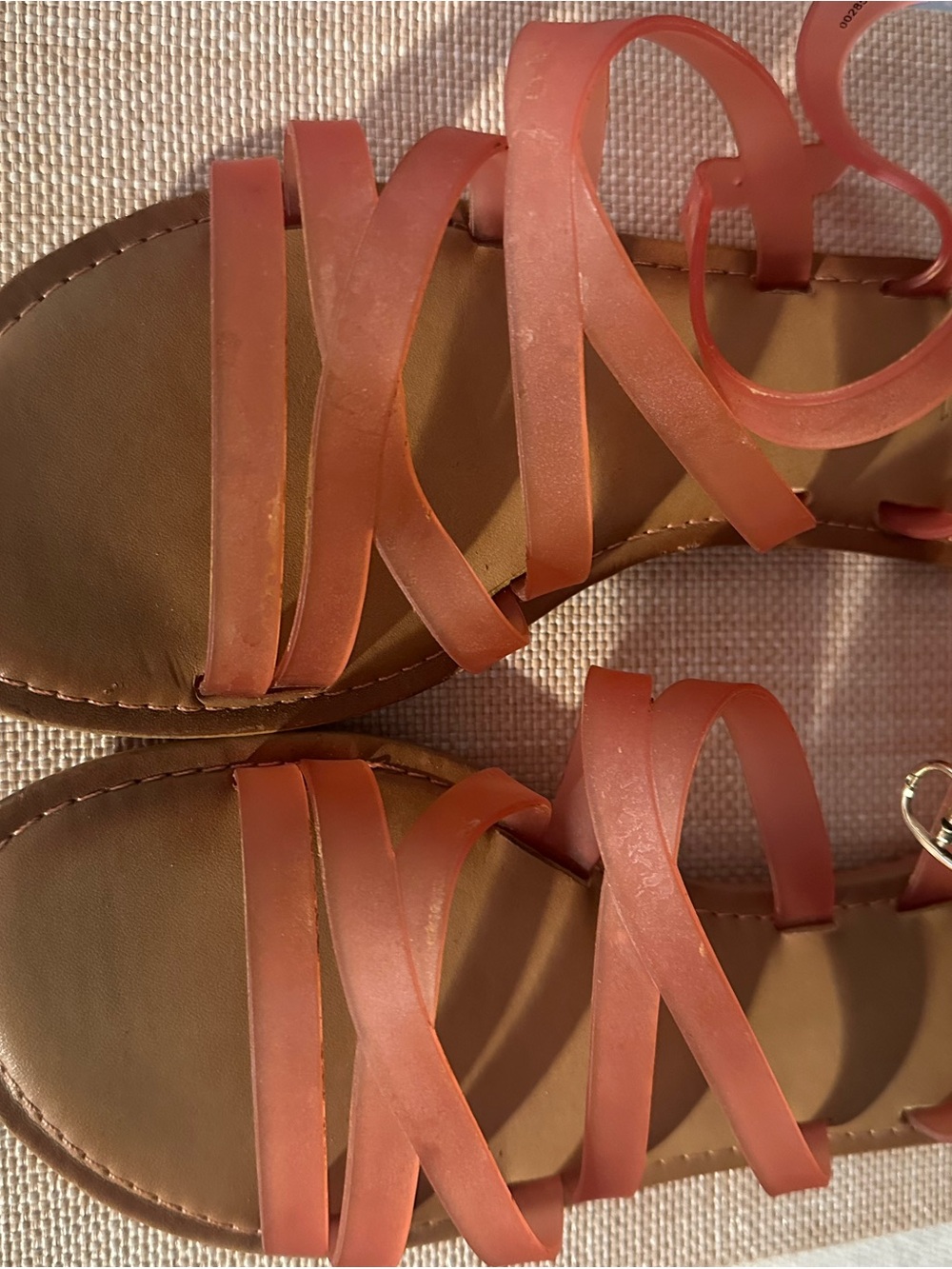 Women’s Strappy Coral Flat Sandals